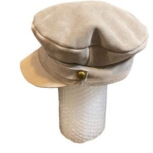 Lack of Color Lola Cap Suede Leather Army Cadet Hat Small